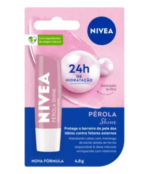 Hidratante Labial Pérola Shine Nivea