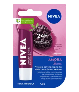 Hidratante Labial Amora Shine Nivea