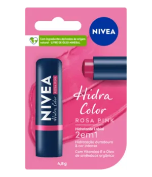 Hidratante Labial Hidra Color Rosa Pink Nivea