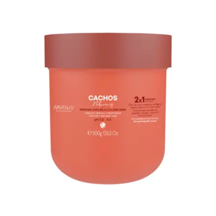 Máscara Capilar 2x1 Cachos Arvensis 500g