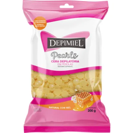 Cera Natural Pérolas Depimiel 200g