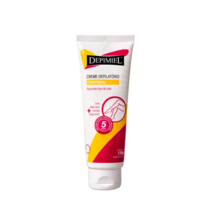 Creme Depilatório Corporal com aloe vera Depimiel 120g