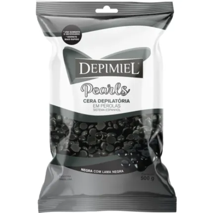 Cera Lama Negra Pérolas Depimel 500g