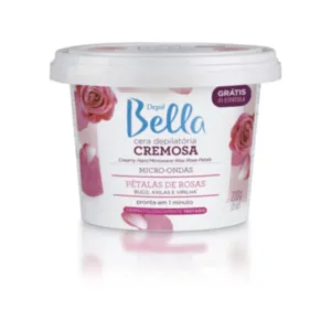 Cera Pétalas de Rosas p/micro ondas Depil Bella 200g