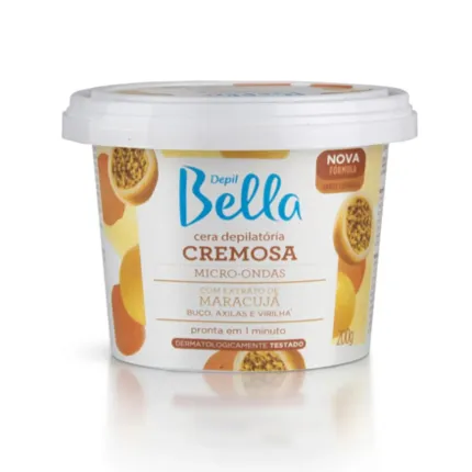 Cera Maracujá p/micro-ondas Depil Bella 200g