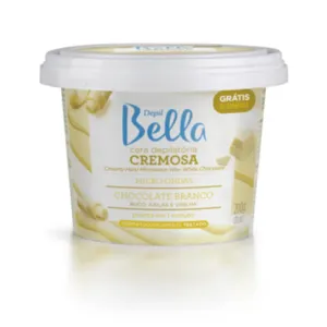 Cera Chocolate Branco P/micro-ondas Depil Bella 200g