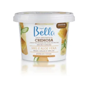 Cera Mel e Aloe Vera p/micro-ondas Depil Bella 200g