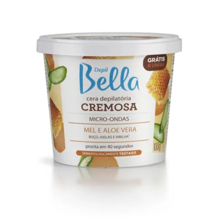 Cera Mel e Aloe Vera P/micro-ondas Depil Bella 100g