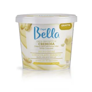 Cera Chocolate Branco P/micro-ondas Depil Bella 100g
