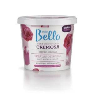 Cera Pétalas de Rosas P/micro-ondas Depil Bella 100g