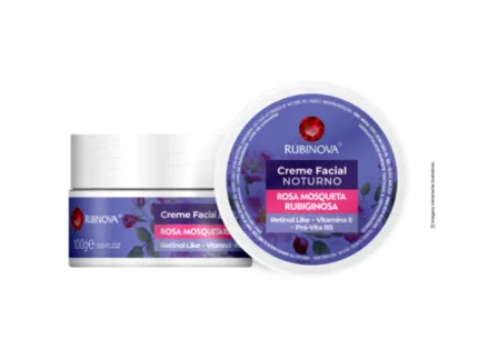 Creme Facial Noturno Rosa Mosqueta Rubinova 100g