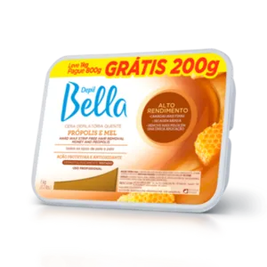 Cera em Barra Própolis e Mel Depil Bella 1kg