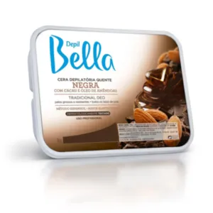 Cera em Barra Negra Depil Bella 1kg