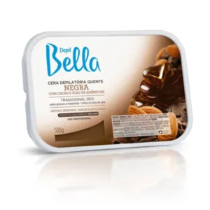 Cera em Barra Negra Depil Bella 500g
