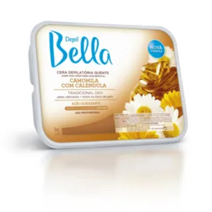 Cera em Barra Camomila com Calêndula Depil Bella 1kg