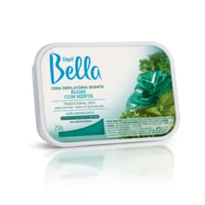Cera em Barra Algas com Menta Depil Bella 250g