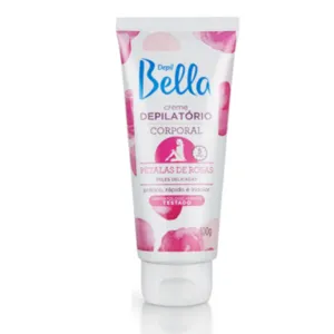 Creme Depilatório Corporal Pétalas de Rosas Depil Bella 100g