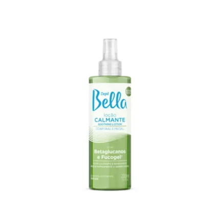 Loção Calmante Betaglucanos e Fucogel Corporal e Facial  Depil Bella 200ml