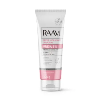 Creme Hidratante Corporal Com Ureia 3% Raavi 200g