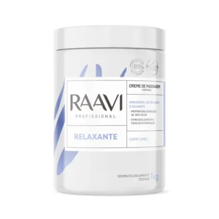 Creme de Massagem Relaxante Raavi 1kg