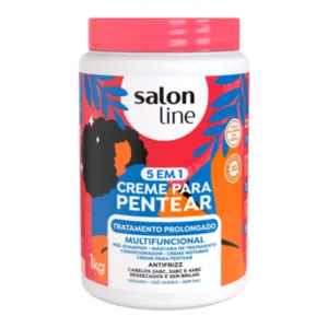 Creme para Pentear Tratamento Prolongado 5 em 1 Salon Line 1Kg
