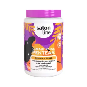 Creme para Pentear Brilho Máximo Salon Line 1Kg