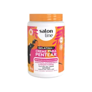 Creme para Pentear+Gelatina Definição Extraordinária Salon Line 1Kg