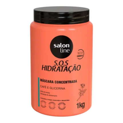 Máscara Concentrada Café e Glicerina Salon Line 1Kg