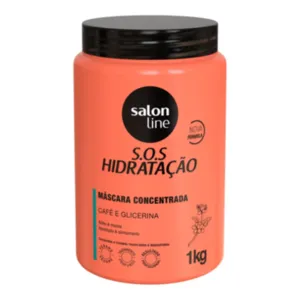 Máscara Concentrada Café e Glicerina Salon Line 1Kg