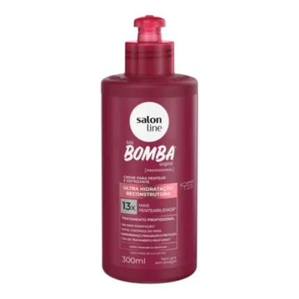 Creme para Pentear Ultra Hidratação SOS Bomba Salon Line 300ml