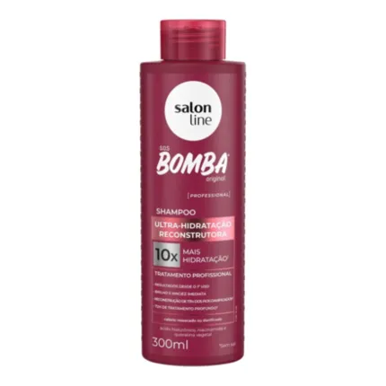 Shampoo Ultra Hidratação SOS Bomba Salon Line 300ml