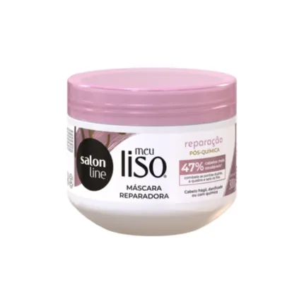 Máscara de Reparação Pós Química Meu Liso Salon Line 300g