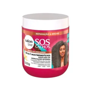 Máscara 10 em 1 Multibenefícios SOS Cachos Salon Line 500g