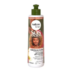 Ativador de Cachos Azeite de Oliva SOS Cachos Salon Line 300ml
