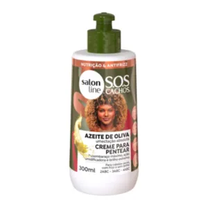 Creme para Pentear Azeite de Oliva SOS Cachos Salon Line 300ml
