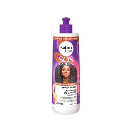 Ativador de Cachos Super Óleos SOS Cachos Salon Line 500ml