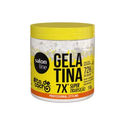 Gelatina 7X Super Transição #todecacho Salon Line 550g