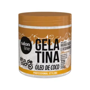 Gelatina Nutritiva Óleo de Coco #todecacho Salon Line 550g