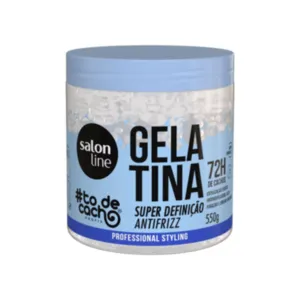 Gelatina Super Definição Antifrizz Estilização #todecacho Salon Line 550g