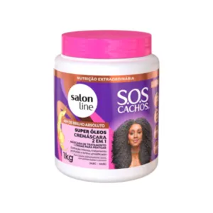 Cremáscara 2 em 1 Super Óleos SOS Cachos Salon Line 1kg
