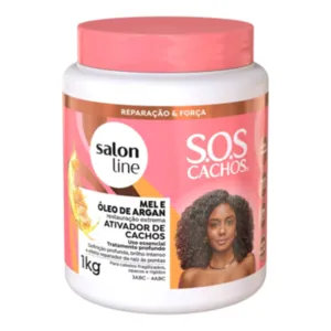 Ativador de Cachos Mel e Argan SOS Cachos Salon Line 1kg