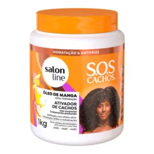 Ativador de Cachos Óleo de Manga SOS Cachos Salon Line 1kg