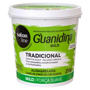 Guanidina Mild Tradicional Alisa e Relaxa Salon Line 215g