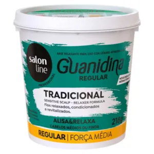 Guanidina Regular Tradicional  Alisa e Relaxa Salon Line 218g
