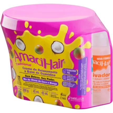 Creme Relaxante AmaciHair Ouse e Brilhe 200g