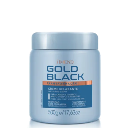 Creme Relaxante Gold Black Amend 500g