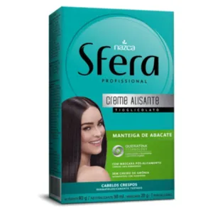 Kit Creme Alisante e Relaxante Manteiga de Abacate Sfera Nazca