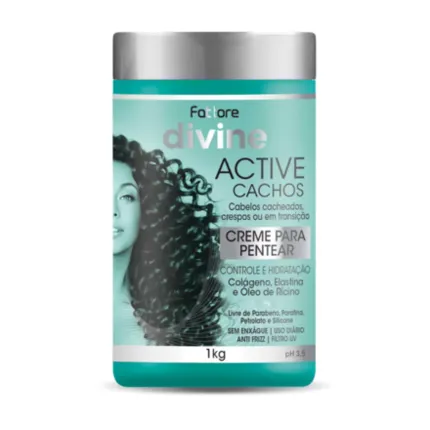 Creme para Pentear Active Cachos Fattore 1kg