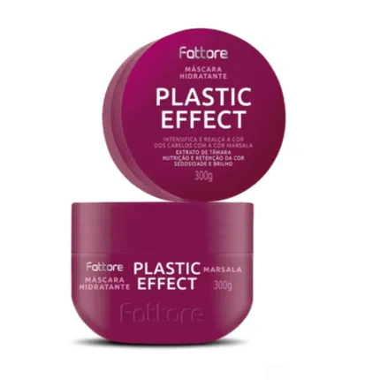 Máscara Tonalizante Plastic Effect Marsala Fattore 300g