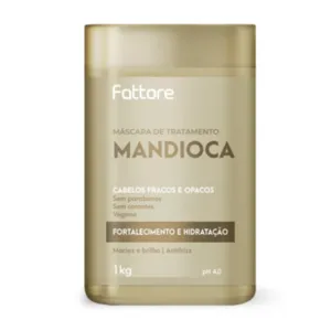 Máscara de Tratamento Mandioca Fortalecimento e Hidratação Fattore 1kg